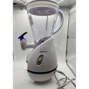 Back to Basics Smoothie Freeze Blender 48oz White Attached Dispenser Tap 3-Speed